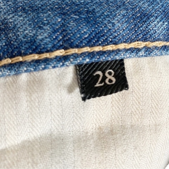 7 For All Mankind Easy Boot High Rise Flare Leg Jeans - Picture 9 of 11